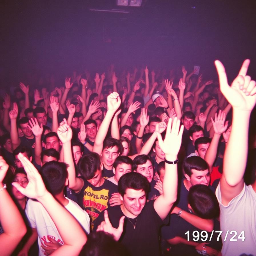 Concert crowd